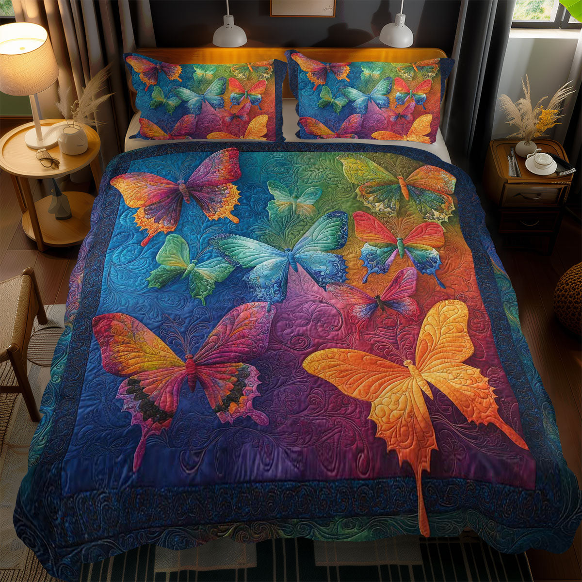 Butterfly Kaleidoscope WN1103094CL Duvet Cover Set