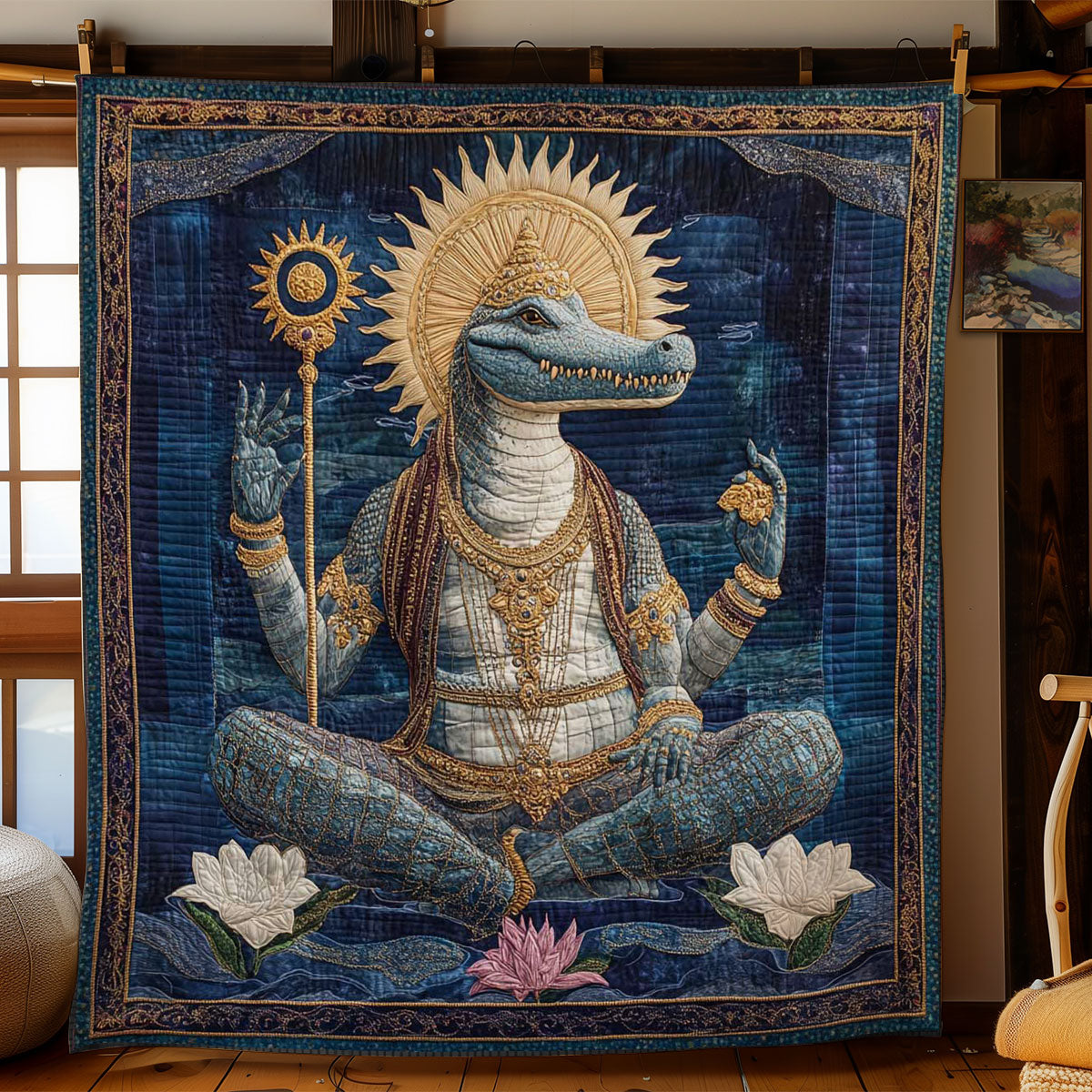 Hinduism Mystic Power WN0503034CL Quilt