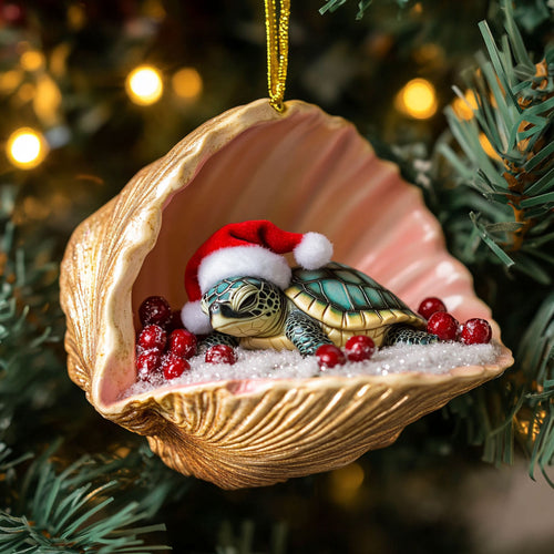 Turtle Christmas Dream CW2010053CL Christmas Ornament