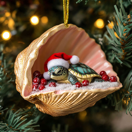 Turtle Christmas Dream CW2010053CL Christmas Ornament