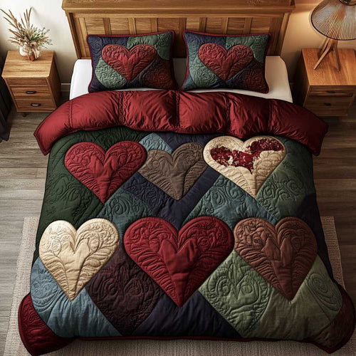 Heartful Patchwork WP1102001CL Duvet Cover Set