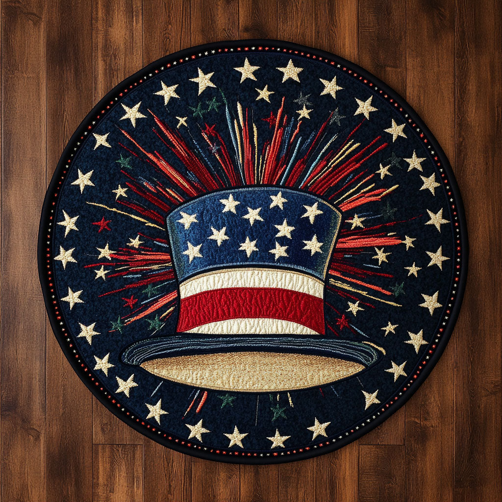 Hat Patriot WN0906062CL Quilted Round Mat
