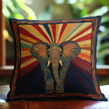 Sunburst Elephant WN1002125CL Quilt Pillow Case