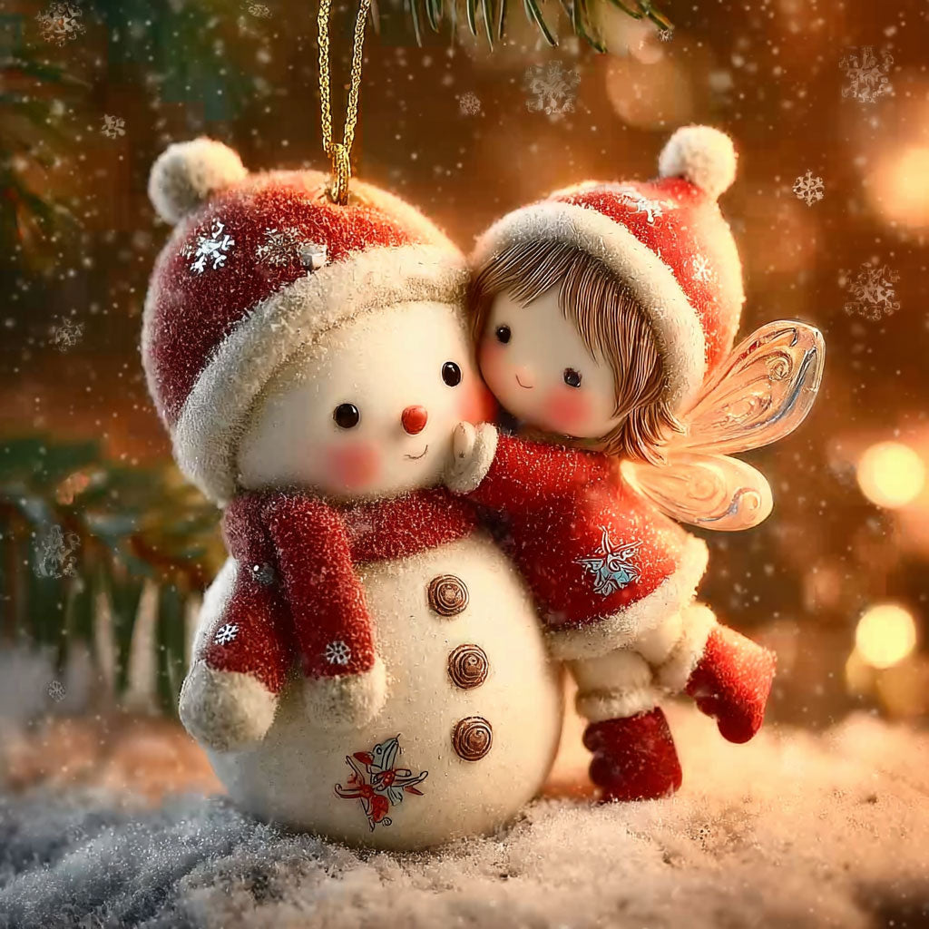 Snowman Cozy Magic WN0912074CL Christmas Ornament