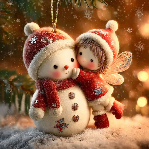 Snowman Cozy Magic WN0912074CL Christmas Ornament