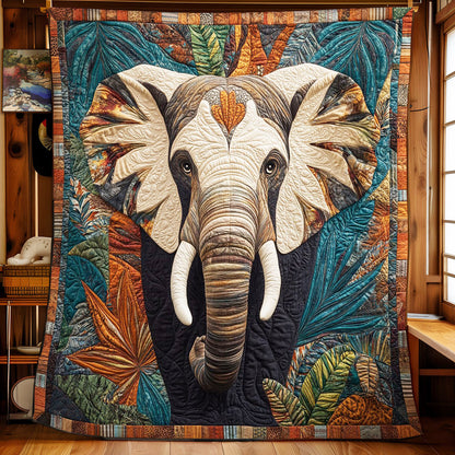 Elephant Forest CW1201036CL Quilt