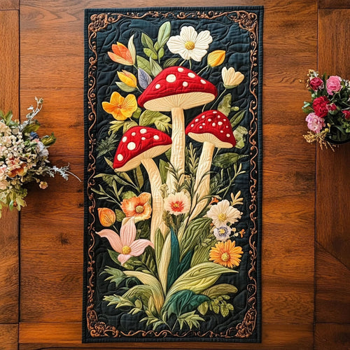 Botanical Bliss CP2904027CL Quilted Table Runner