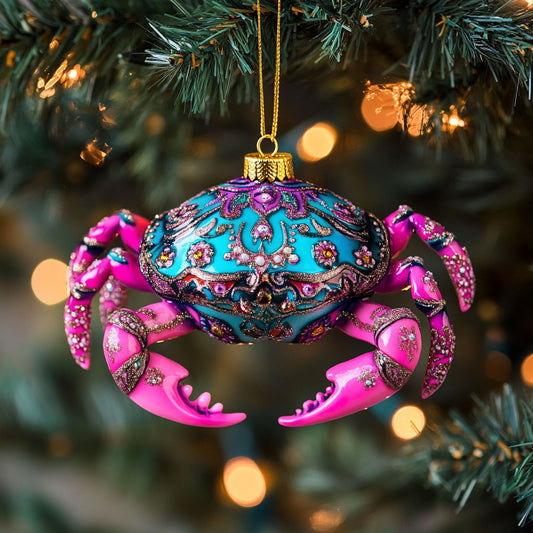 Crab Mandala CW2711008CL Christmas Ornament
