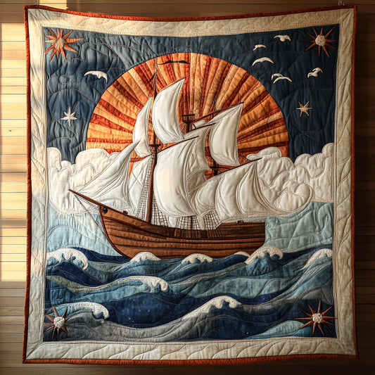 Sunlit Voyage CP2108052CL Quilt