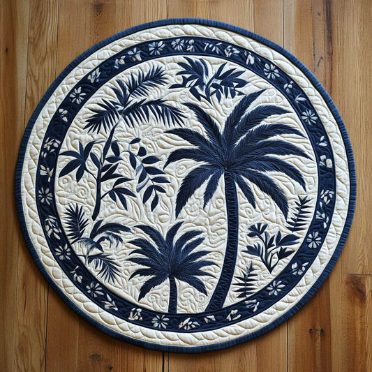 Hawaiian Serenity WN0805032CL Quilted Round Mat