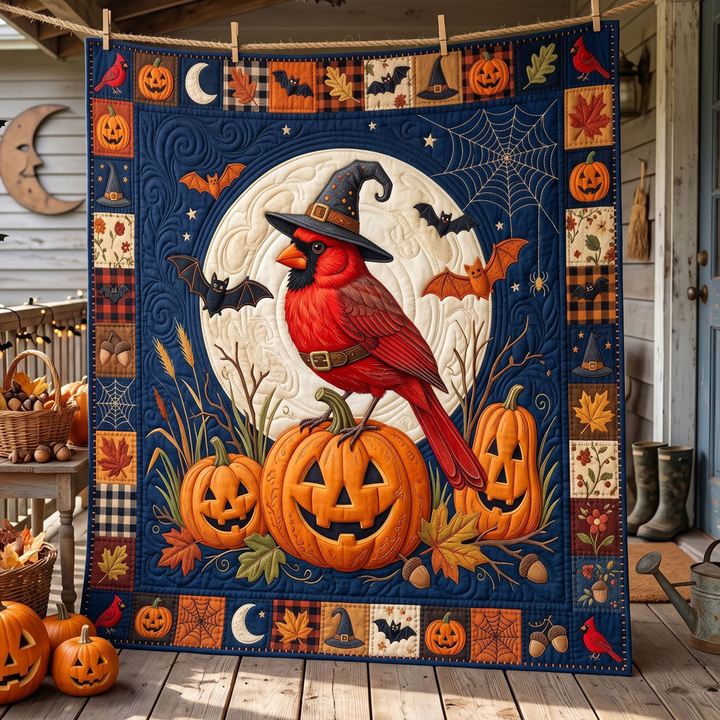 Moonlit Witch Cardinal WN2606015CL Quilt