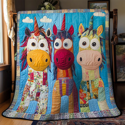 Whimsical Horse WN1803005CL Quilt