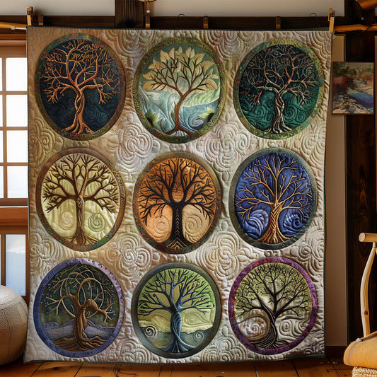 Seasons Tree Of Life WN0601026CL Quilt