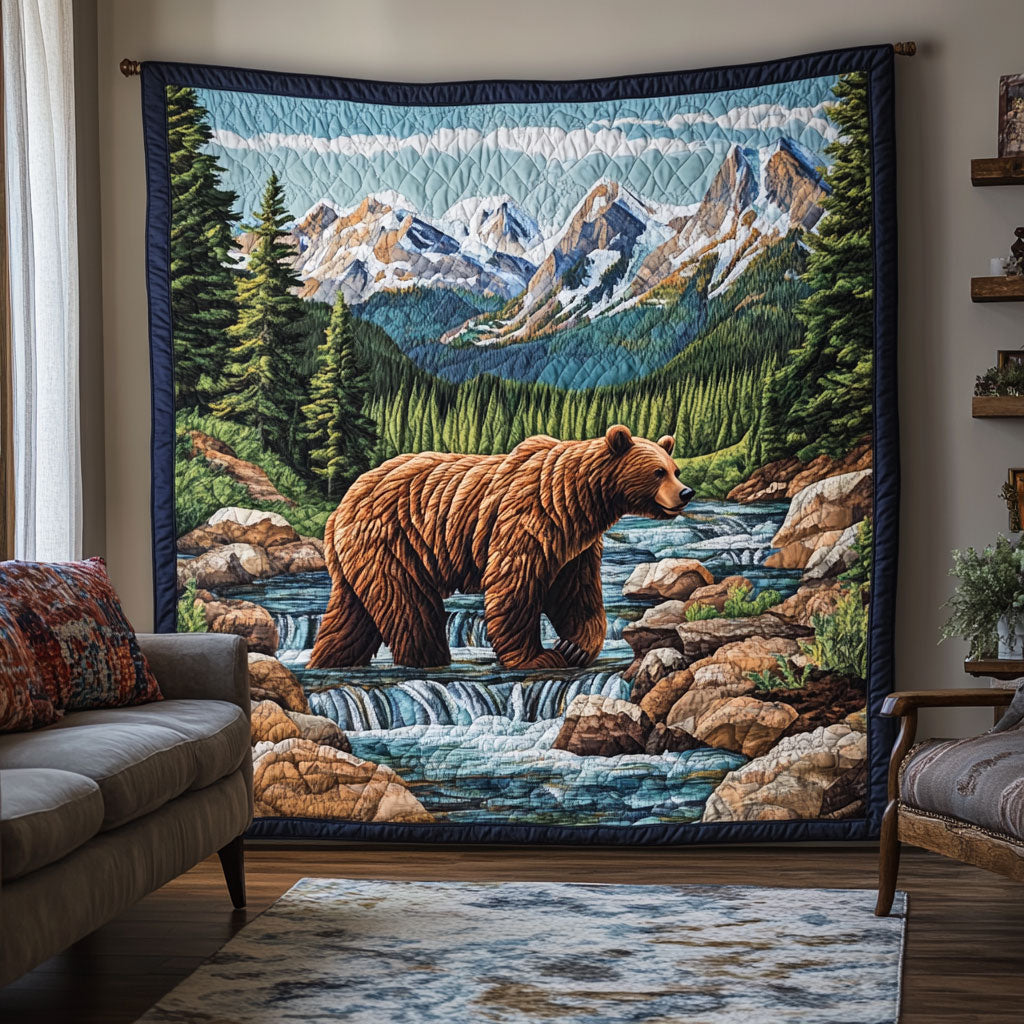Rocky River Bear KL0701016CL Quilt