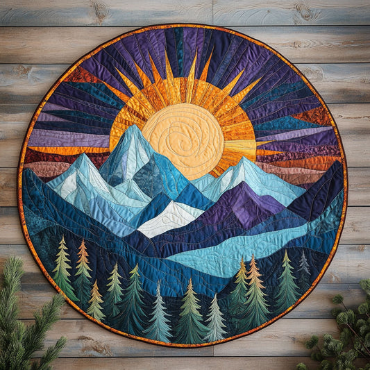 Royal Ember Mountain WN1208069CL Quilted Round Mat