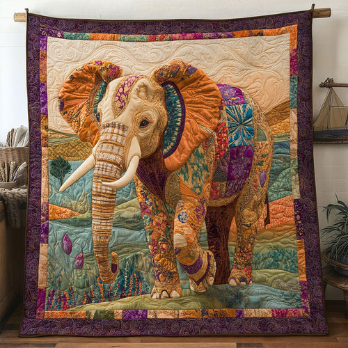 Tranquil Elephant WN0801094CL Quilt