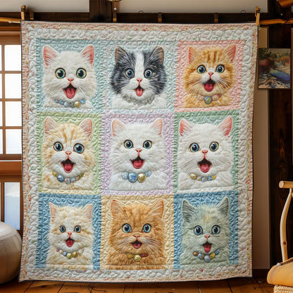 Giggly Cat WN1303103CL Quilt