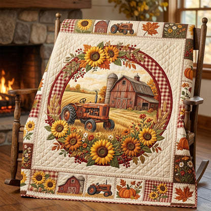 Sunflower Harvest Farm WN1906015CL Quilt