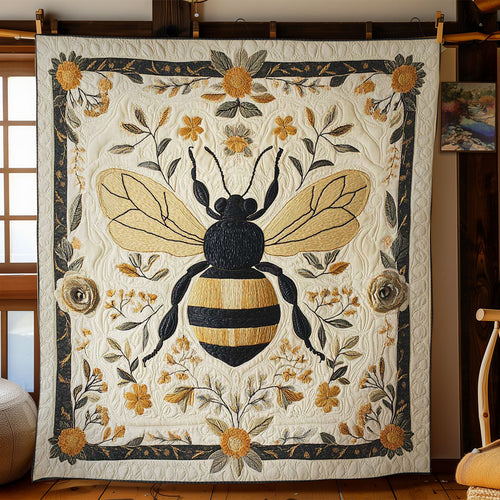 Golden Bee Garden WN1203017CL Quilt