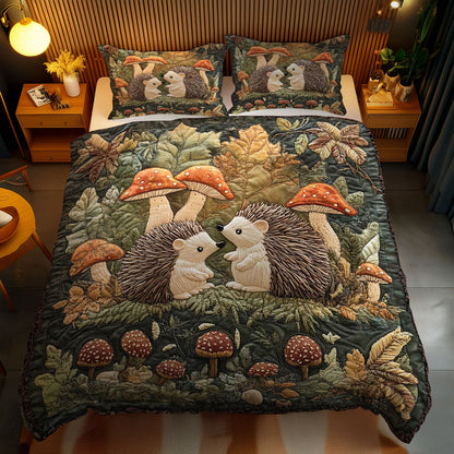 Mushroom Hedgehog WN1203116CL Duvet Cover Set