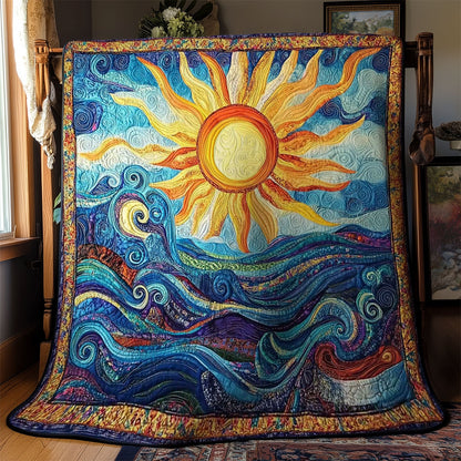 Golden Sun Tide WN1203056CL Quilt