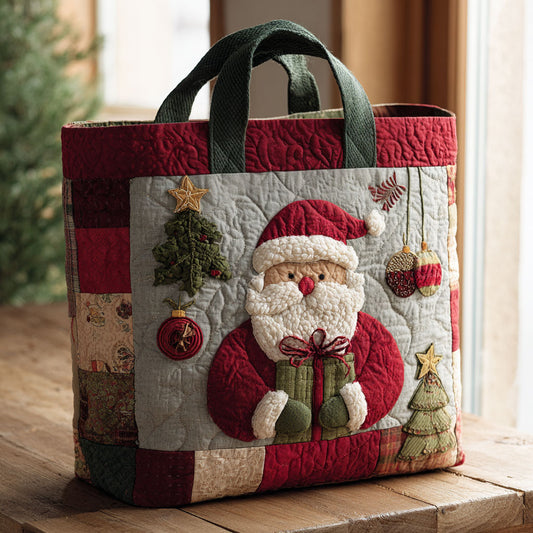 Holiday Hug CP1810075CL Quilted Tote Bag