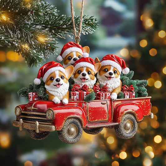 Corgi Festive Spirit WN1610059CL Christmas Ornament