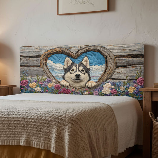 Husky Garden Love CW2012021CL Quilted Headboard Slipcover