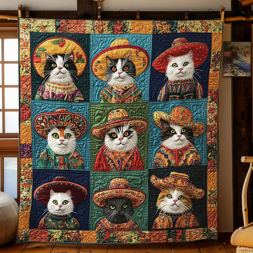 Mariachi Cats WN0302020CL Quilt