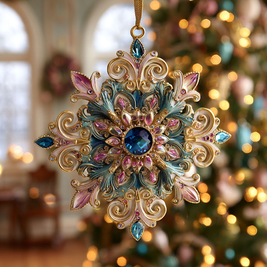 Snowflake Glow CW0912041CL Christmas Ornament