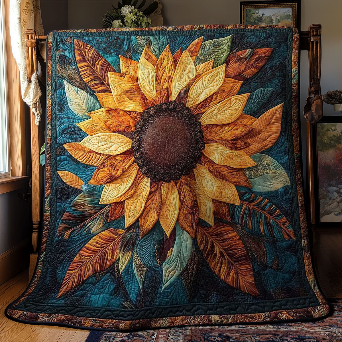 Sunflower Harvest Vibes WN1302051CL Quilt