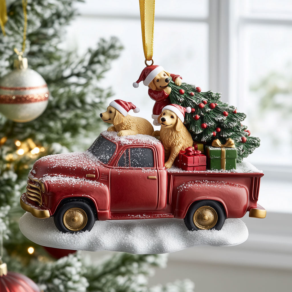 Triple Golden Delivery LT3010020CL Christmas Ornament