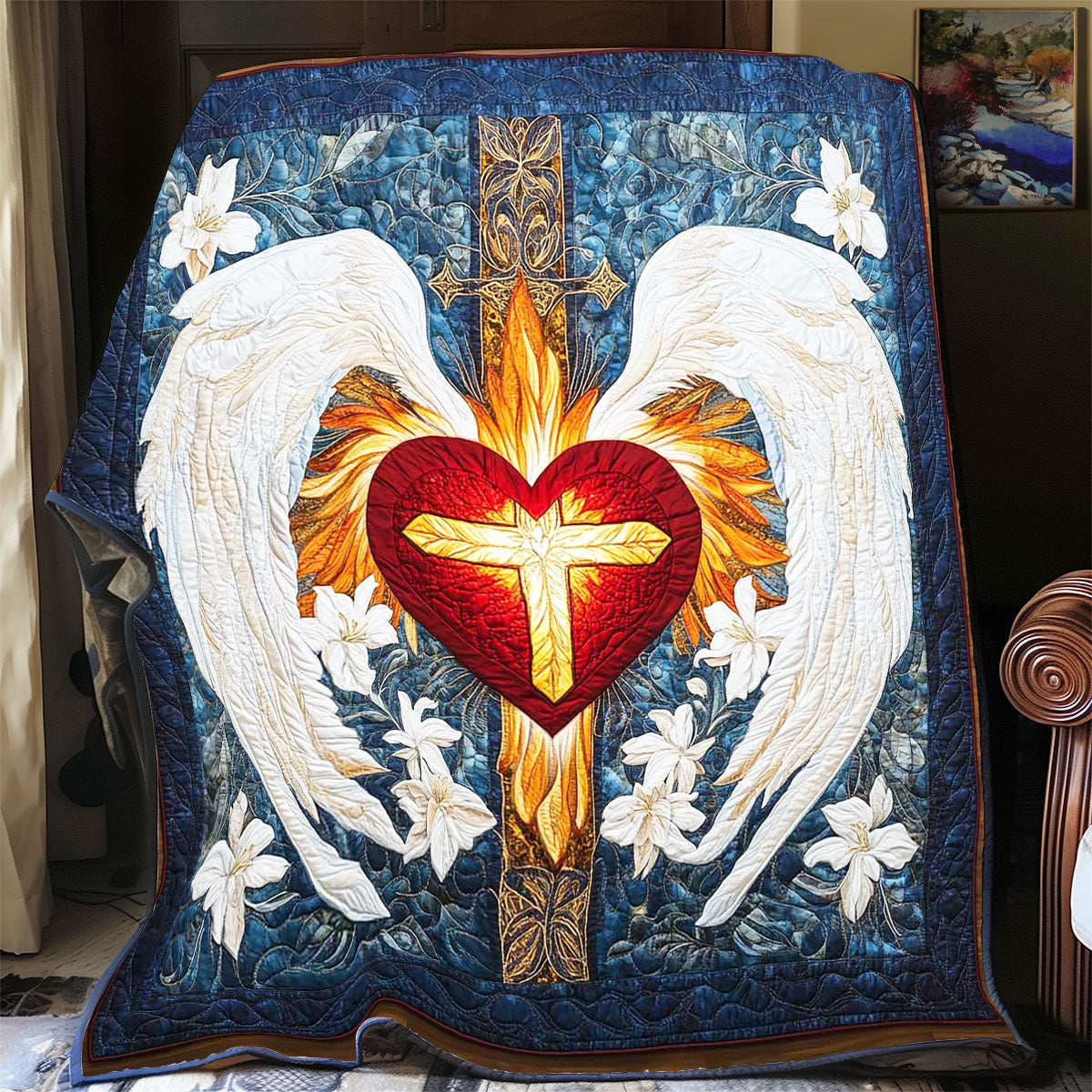 Heart Of Faith WP0201025CL Quilt