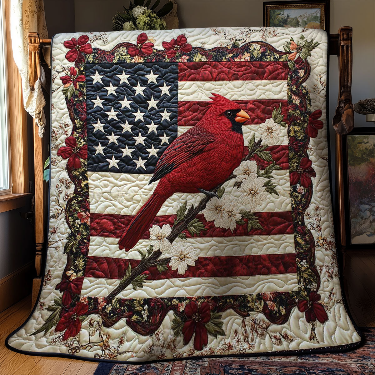 Stars And Cardinals WN2002029CL Quilt