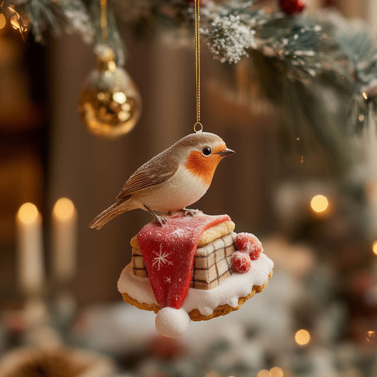 Robin's Holiday Treat LT2210029CL Christmas Ornament