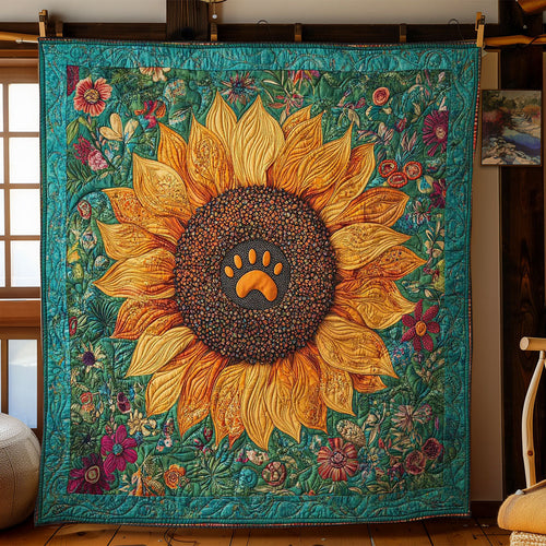 Paw In Bloom WN1001029CL Quilt