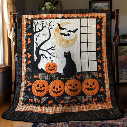 Halloween Cat Magic WN0703056CL Quilt