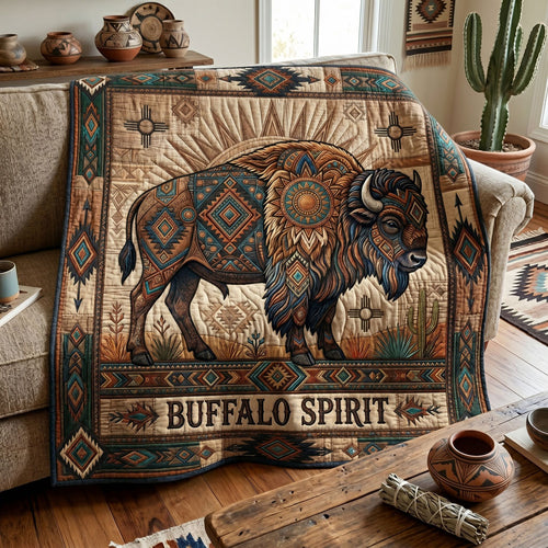 Sacred Bison Strength WN0906008CL Quilt