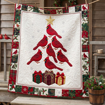 Christmas Cardinal Tree Of Joy WN2706003CL Quilt