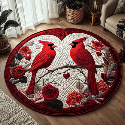 Cardinal Love QA1201015CL Quilted Round Mat