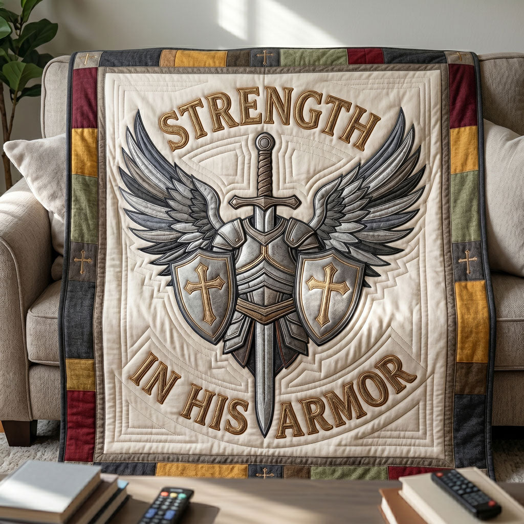 Christian Armor Of Strength WN0505008CL Quilt