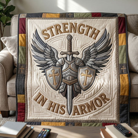 Christian Armor Of Strength WN0505008CL Quilt