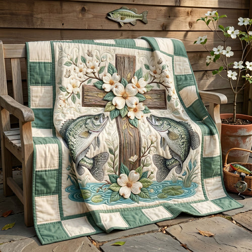 Dogwood Cross And Bass Faith WN1606004CL Quilt