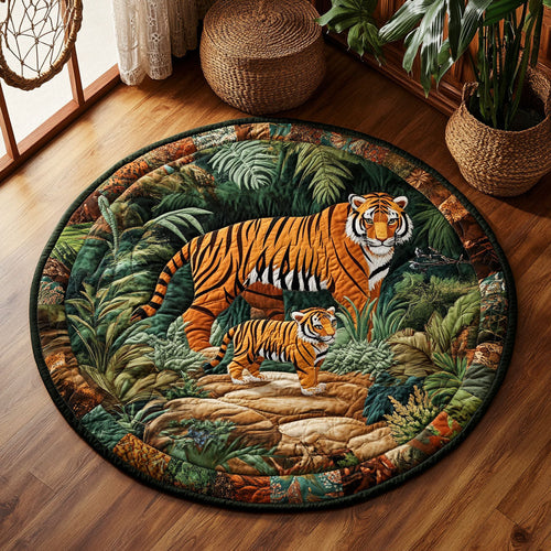 Fierce and Gentle WJ2105040CL Quilted Round Mat