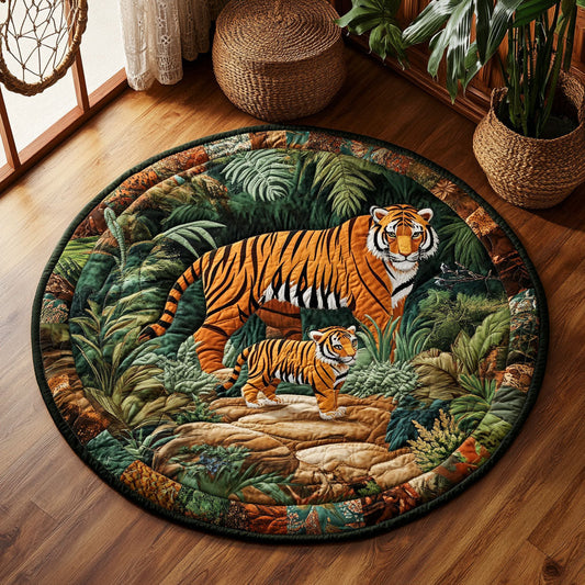 Fierce and Gentle WJ2105040CL Quilted Round Mat