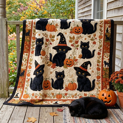 Witch Kitten Patchwork WN0705031CL Quilt