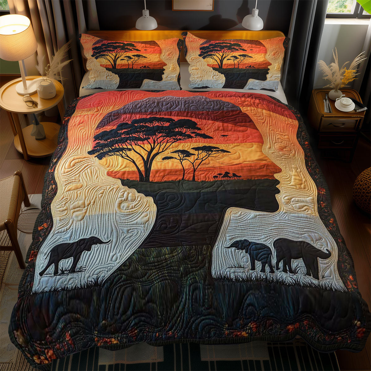 African Sunset WN0303082CL Duvet Cover Set