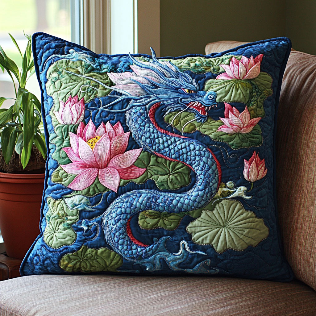 Asian Dragon CW0307001CL Quilt Pillow Case