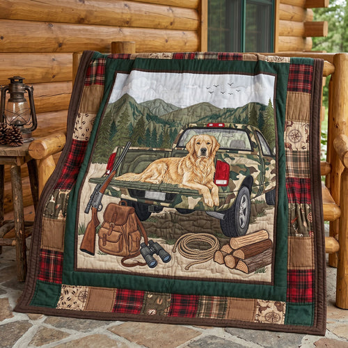 Cabin Dog Adventure WN1605002CL Quilt