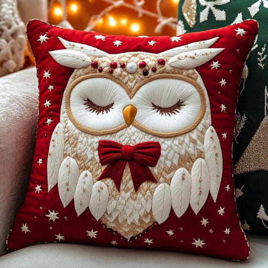 Winter Owl XR1210012CL Quilt Pillow Case
